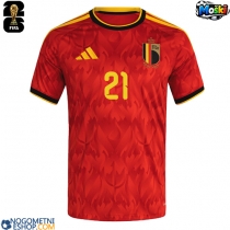 Moški Nogometni dresi Belgija Timothy Castagne #21 Domači SP 2026 Kratek Rokav